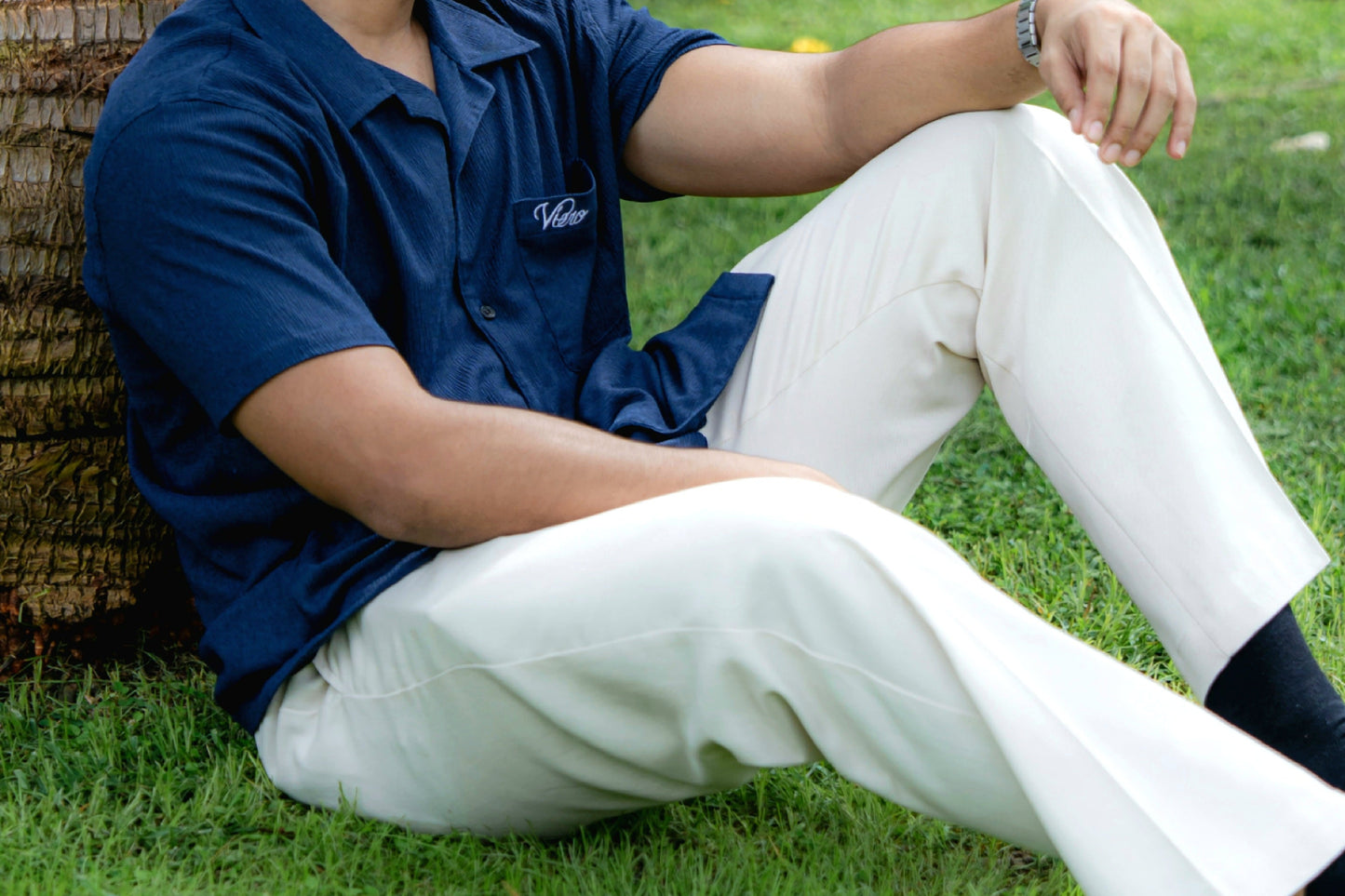 Off-White Pleated Gurkha Pants